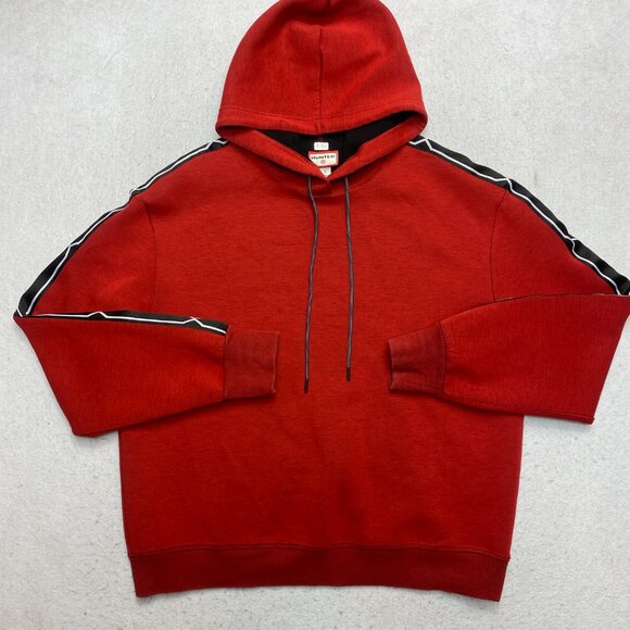 Hunter for Target Hoodie Men's L Red Long Sleeve Fleece Sweatshirt Pullover - Picture 2 of 12